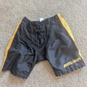 Black XL Bauer Team Pant Shell Pro Stock (Used)