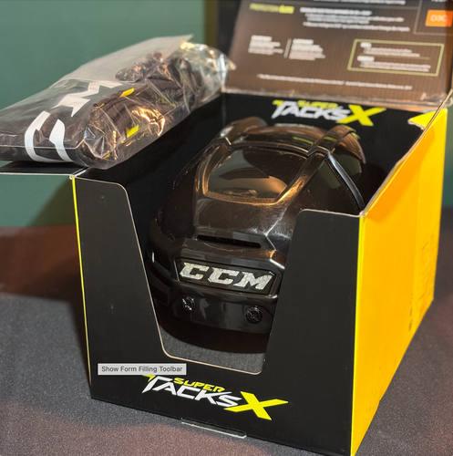 Small CCM Super Tacks X Helmet Pro Stock (Used)
