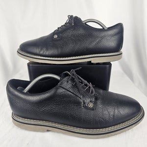 G/FORE G Fore Gallivanter Spikeless Golf Shoes Black Leather Oxford Mens 10