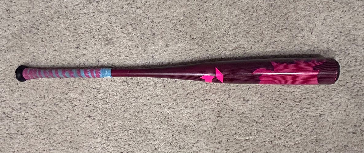 2024 DeMarini Voodoo One Pink BBCOR Certified Bat (-3) 29.5 oz 32.5" (Used)