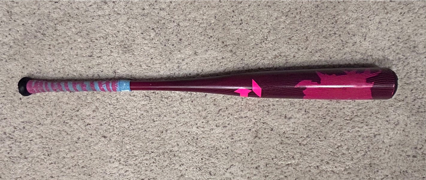 2024 DeMarini Voodoo One Pink BBCOR Certified Bat (-3) 29.5 oz 32.5" (Used)