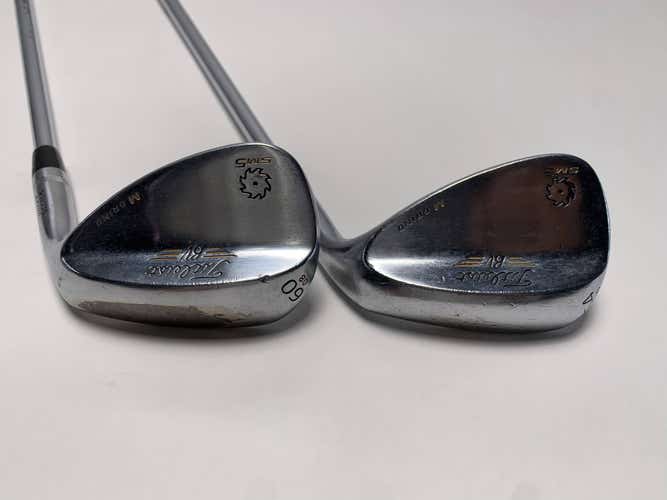 Titleist Vokey SM5 Tour Chrome Wedge Set 54* 10 | 60* 8 Rifle 5.5 Reg RH