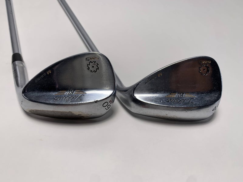 Titleist Vokey SM5 Tour Chrome Wedge Set 54* 10 | 60* 8 Rifle 5.5 Reg RH