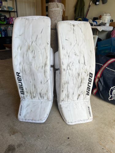 Large 2024 Bauer Supreme Shadow Goalie Leg Pads (Used)