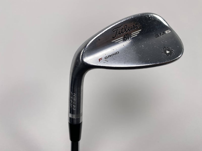 Titleist Vokey SM6 Tour Chrome Sand Wedge SW 54* 14 Bounce F-Grind Wedge LH