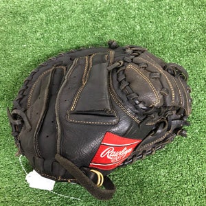 Black Rawlings Renegade RH Catcher's Baseball Glove 31.5" (Used)