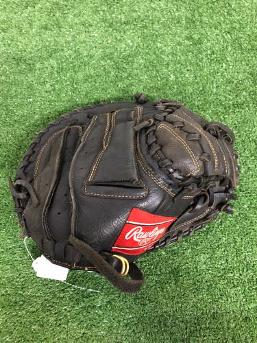 Black Rawlings Renegade RH Catcher's Baseball Glove 31.5" (Used)