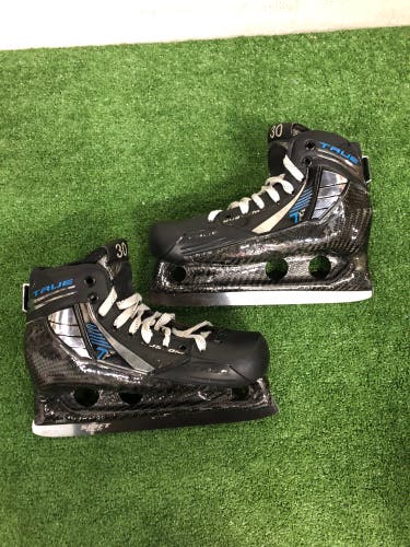 Intermediate True TF Custom Pro Hockey Goalie Skates Regular Width 6.5 (Used)