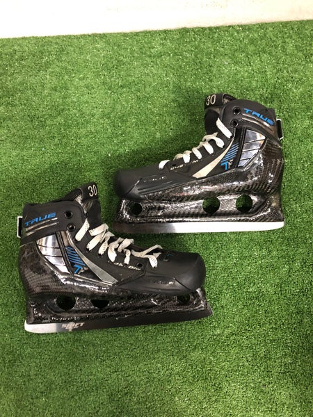 Intermediate True TF Custom Pro Hockey Goalie Skates Regular Width 6.5 (Used)