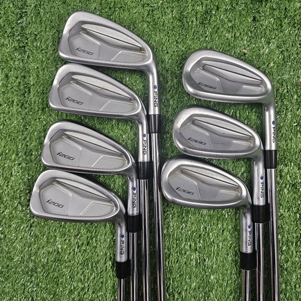 Ping i200 Blue Dot Iron Set 5-PW UW 7 Clubs AWT 2.0 Stiff Flex Steel RH