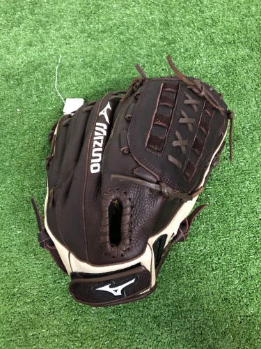 Brown Adult Mizuno Franchise RH Infield Softball Glove 12.5" (Used)