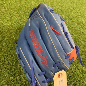 Blue Mizuno MVP Prime RH Softball Glove 12" (Used)