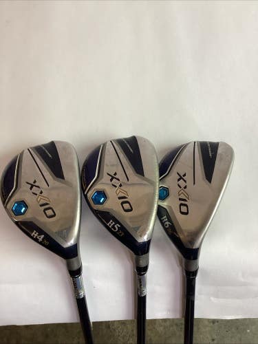 XXIO MP1200 Hybrids Set 4-20*, 5-23*, 6-26* With Regular Graphite Shafts