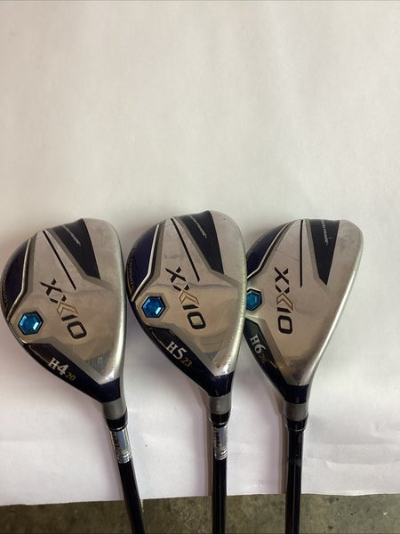XXIO MP1200 Hybrids Set 4-20*, 5-23*, 6-26* With Regular Graphite Shafts