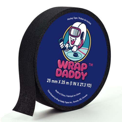 NEW Black Hockey Tape – WRAP DADDY DURATHIN-X™ - 12 ROLLS