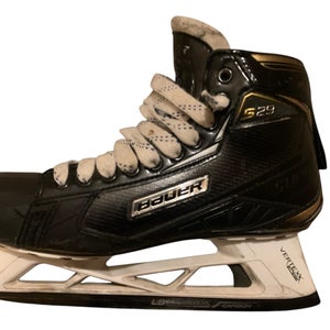 Bauer Supreme S29 Hockey Goalie Skates Regular Width 9.5 (Used)