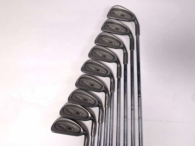 Ping Eye 2 Iron Set 2-PW Black Dot Karsten ZZ-Lite Stiff Steel Mens RH