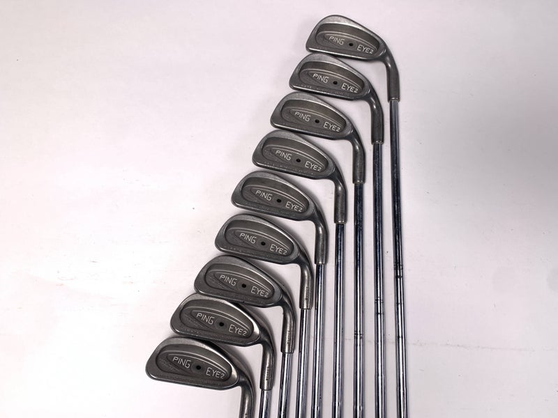 Ping Eye 2 Iron Set 2-PW Black Dot Karsten ZZ-Lite Stiff Steel Mens RH