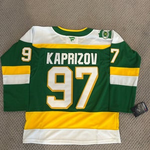 Kirill Kaprizov Minnesota Wild alternate jersey size 50/medium