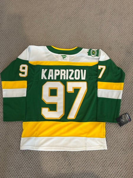 Kirill Kaprizov Minnesota Wild alternate jersey size 50/medium