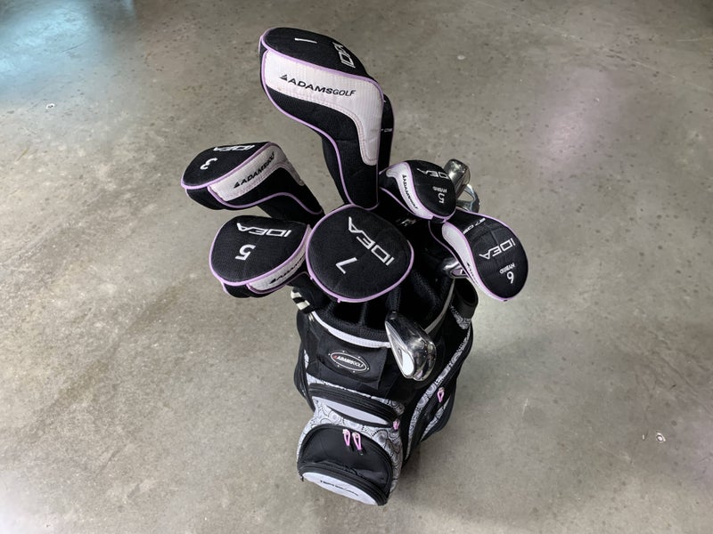 Adams Ladies Idea A7OS Club Set Driver 3W-7W 4H-6H 7-PW+SW Putter LH HC +Bag