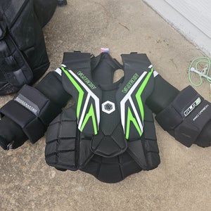 Large Vaughn SLR4 Pro Carbon Goalie Chest Protector (New)