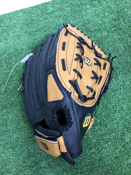 Brown Adult Wilson A360 RH Outfield Softball Glove 14" (Used)