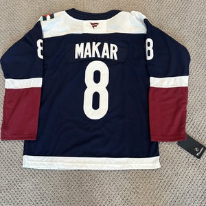 Cale Makar Colorado Avalanche alternate jersey size 50/medium