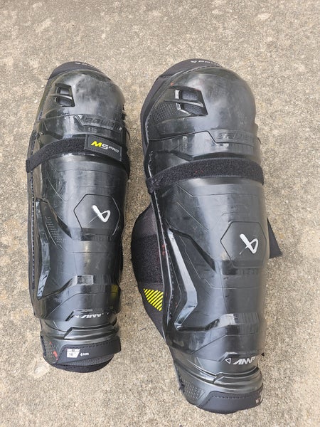 Senior Bauer M5 Pro 16" Shin Pads (Used)