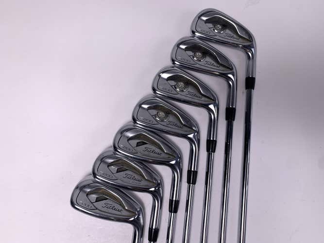 Titleist T200 Iron Set 4-PW True Temper AMT S300 Black Stiff Steel Mens RH