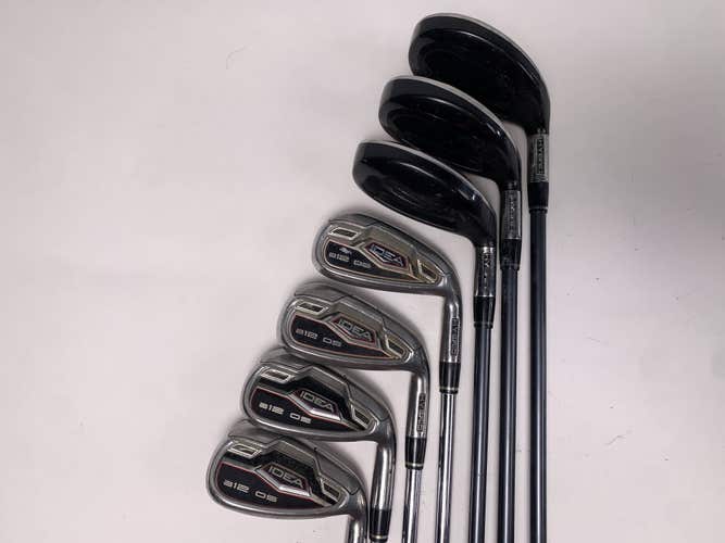Adams Idea A12 OS Iron Set 4H-6H 7-PW Stiff Steel Mens RH +1''