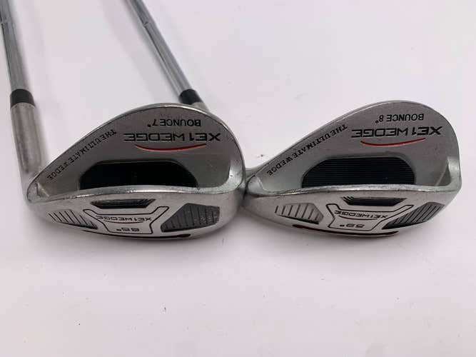 XE1 The Ultimate Wedge Set 59* 8 65* 7 Wedge Steel Mens RH