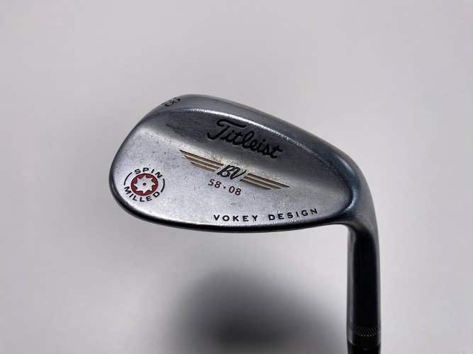 Titleist Vokey Spin Milled Lob Wedge LW 58*  Dynamic Gold Wedge Steel Mens RH