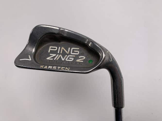 Ping Zing 2 Single 7 Iron Green Dot 2* Up Karsten JZ Regular Steel Mens RH
