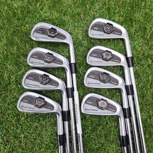 2011 TAYLORMADE TP MC IRON SET 3-PW STIFF PROJECTX RIFLE FLIGHTED FAIR