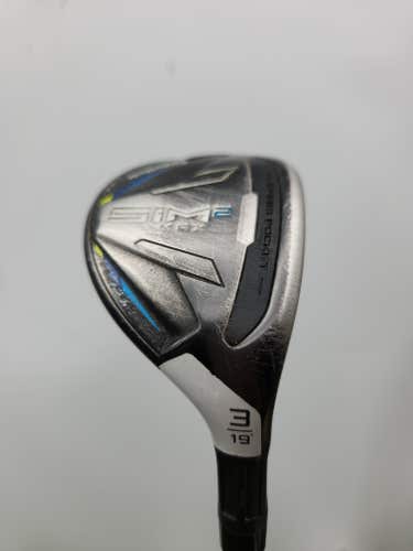 2021 TAYLORMADE SIM2 MAX 3 HYBRID 19* STIFF FUJI PRO 2.0 BLUE 7 +HC FAIR