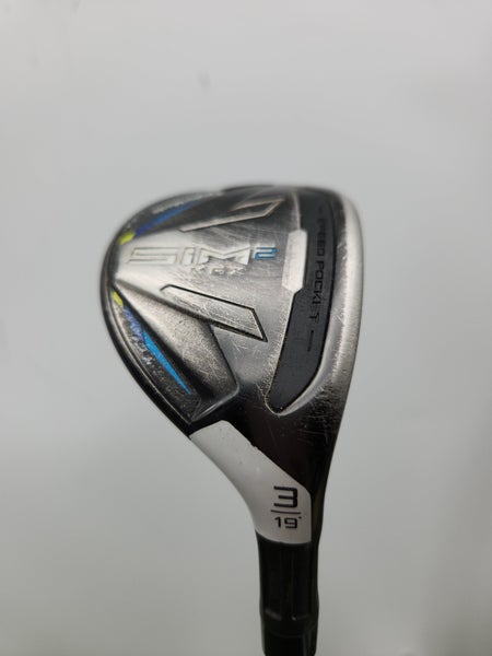 2021 TAYLORMADE SIM2 MAX 3 HYBRID 19* STIFF FUJI PRO 2.0 BLUE 7 +HC FAIR