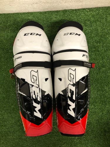 Senior CCM Jetspeed FT485 Shin Pads 13" (Used)
