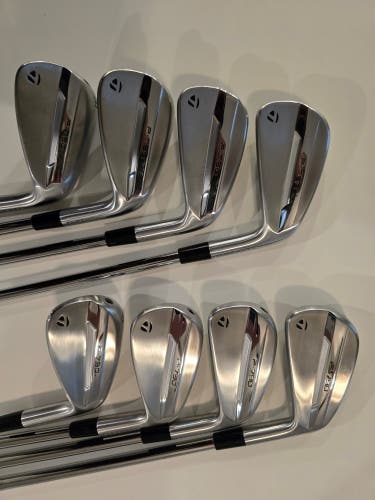 Men's 2025 TaylorMade P-790 Right Handed Iron Set Stiff Flex Steel Shaft (Used)