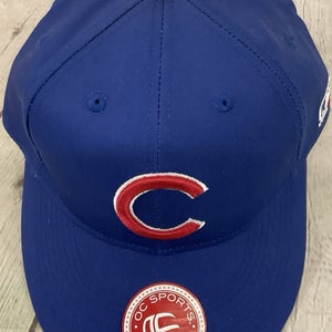 Youth Team MLB OC Sports Chicago Cubs Logo Six Panel Structured Hat Adjustable