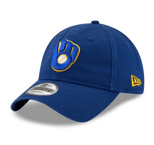 Men's Milwaukee Brewers New Era Blue Core Classic 9TWENTY Hat