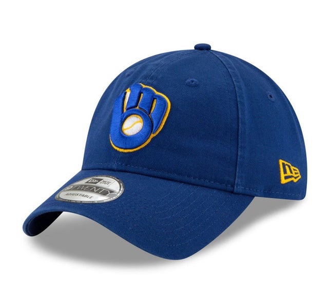Men's Milwaukee Brewers New Era Blue Core Classic 9TWENTY Hat