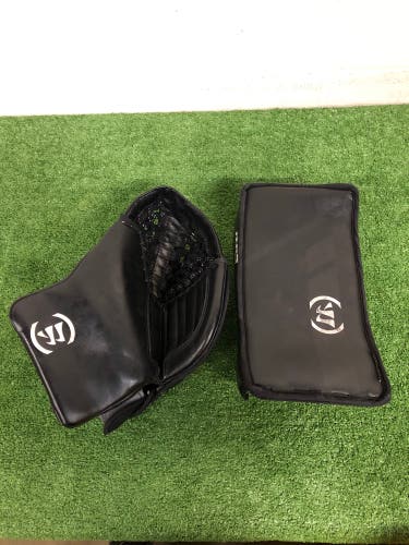 Black Youth Warrior Ritual G5 Goalie Gloves & Blockers Regular (Used)