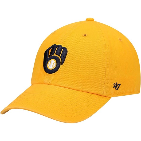 Milwaukee Brewers '47 Gold Alternate Clean Up  Adjustable Strapback
