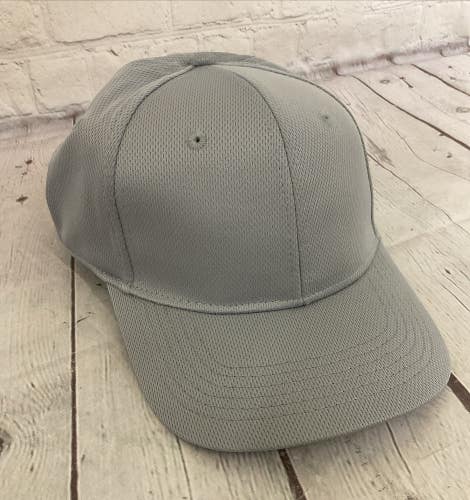 OC Sports 910094 Youth's 100% Polyester Outdoor Fitted Hat Light Grey L/XL
