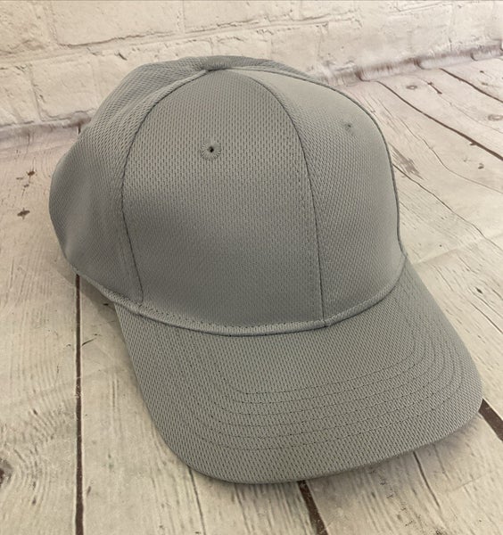 OC Sports 910094 Youth's 100% Polyester Outdoor Fitted Hat Light Grey L/XL