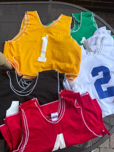 Practice Pinnie/ scrimmage vests with numbers