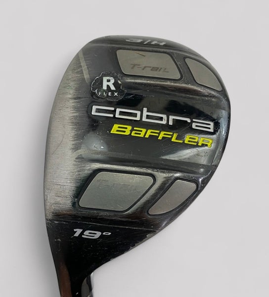 RH King Cobra T-Rail Baffler Hybrid 19 Degree 3/H  Regular Flex Shaft