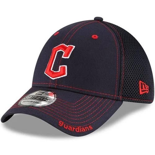 Cleveland Guardians New Era MLB Neo 39THIRTY Stretch Fit Flex Mesh Cap Hat