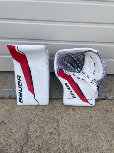 Bauer MACH Pro Stock Goalie Glove Set Commesso 7955
